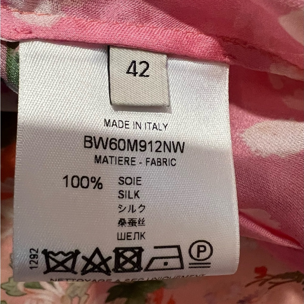 NWT $1680 Givenchy Floral Print Long Sleeve Shirt - Picture 14 of 16